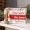 This House Believes Mini Wooden Book Stack 37167;