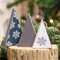 Mini Wooden Snowflake Christmas Tree Sitters, 3/Set 37185;