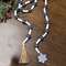 Snowflake Charm Beaded Garland 37189;