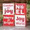 Joy to the World Square Block, 4 Asstd. 37239;