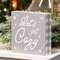 Let's Get Cozy Wooden Box Sign 37244;