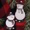 Black & White Sneaker Snowman Ornaments, 2/Set 37247;