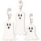 3 Set, Happy Ghost Ornaments with Wire Hangers