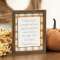 Fall Words Plaid Easel Sign 37281