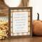 Fall Words Plaid Easel Sign 37281;