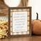 Fall Words Plaid Easel Sign 37281