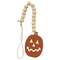 Natural Beaded Jack O Lantern Ornament #37291