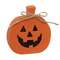 Distressed Wooden Jack O Lantern Sitter With Jute Tie