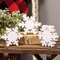 Distressed Wooden Snowflake Sitter, 3 Asstd. 37336;