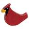 Distressed Wooden Cardinal Sitter