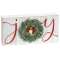 Joy Wreath Rectangle Box Sign #37379