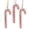 Cozy Sayings Candy Cane Ornament, 3 Asstd.