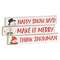 Happy Snow Days Snowman Mini Stick, 3 Asstd.