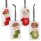 Merry Woofmas Tag Ornament, 4 Asstd.;