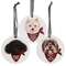 Doggy Christmas Wishes Round Ornament, 3 Asstd.