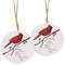 Daughter or Son Round Cardinal Ornament, 2 Asstd.