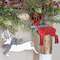 Wooden Glitter Reindeer Ornament, 2 Asstd. 37550;