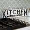 Kitchen Brings Family Together Distressed Metal Sign 65312;
