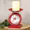 Vintage Christmas Cardinal Old Town Scale Clock 75055
