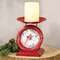 Vintage Christmas Cardinal Old Town Scale Clock 75055;