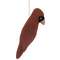 Stuffed Primitive Cardinal Ornament