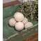 Natural Striped Rag Balls, 6/Set 15652;