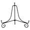 Small Folding Iron Plate Stand;