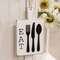 Distressed EAT Cutting Board Ornament