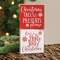Holly Jolly Christmas Trees Square Block, 2 Asstd. 37152;