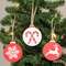 Sparkle Reindeer, Candy Canes, or Snowflake Wooden Bulb Ornament, 3 Asstd. 37153;