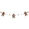 Wooden Gingerbread & Beads Garland