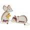 2 Set, Hope & Peace Chunky Mouse Sitters