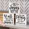 Try Jesus Not Me Square Block, 3 Asstd. 37444;