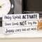 Thou Shall Not Try Me Mini Stick, 3 Asstd. 37446;