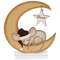Peaceful Winter Moon Mouse on Base