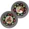 Snowman Penny Mat Plate, 2 Asstd.