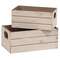 2 Set, Distressed Wooden Mini Crates