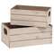 2 Set, Distressed Wooden Mini Crates #37518