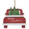 Merry Christmas Trees Truck Wooden Ornament