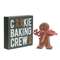 2 Set, Cookie Baking Crew Box Sign & Gingerbread Man;