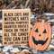 Black Cats & Witches Hats Box Sign with Jack Easel, 2/Set;