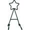 Small Star Plate Stand;