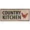 Country Kitchen Metal SIgn