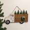 Woodland Tree Truck Christmas Calendar Hanger 91149;
