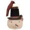 Stuffed Nesting Cardinal Top Hat Snowman Sitter #CS38858