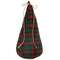 Stuffed Green & Red Felt Christmas Tree, 13.5"