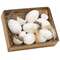White Speckled Eggs in Box