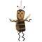 Stiffened Fabric Primitive Bumble Hanger