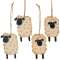 Sheep Ornament with Hanger - 4/bag #33098