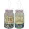 Mason Jar Signs - Button/Key - 2 asst.